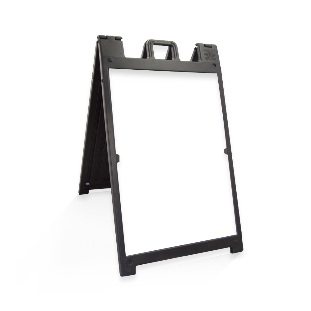 TBG Print Sandwich Board Deluxe AFrame Black